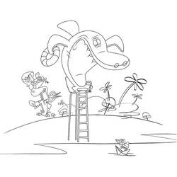 Dibujo para colorear: Zig y Sharko (Dibujos Animados y Series Animadas) #182431 - Dibujos para Colorear e Imprimir Gratis