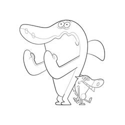 Dibujo para colorear: Zig y Sharko (Dibujos Animados y Series Animadas) #182435 - Dibujos para Colorear e Imprimir Gratis