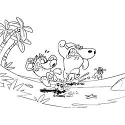 Dibujo para colorear: Zig y Sharko (Dibujos Animados y Series Animadas) #182437 - Dibujos para Colorear e Imprimir Gratis
