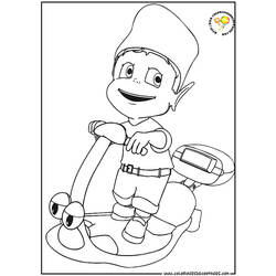 Dibujo para colorear: Adiboo (Dibujos animados) #23637 - Dibujos para Colorear e Imprimir Gratis