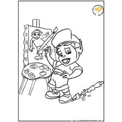 Dibujo para colorear: Adiboo (Dibujos animados) #23645 - Dibujos para Colorear e Imprimir Gratis