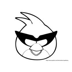 Dibujo para colorear: Angry Birds (Dibujos animados) #25018 - Dibujos para Colorear e Imprimir Gratis