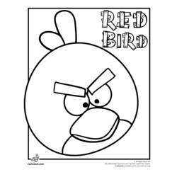 Dibujo para colorear: Angry Birds (Dibujos animados) #25024 - Dibujos para Colorear e Imprimir Gratis