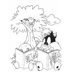 Dibujo para colorear: Baby Looney Tunes (Dibujos animados) #26617 - Dibujos para Colorear e Imprimir Gratis