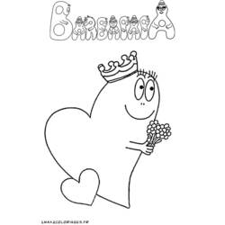 Dibujo para colorear: Barbapapa (Dibujos animados) #36449 - Dibujos para Colorear e Imprimir Gratis