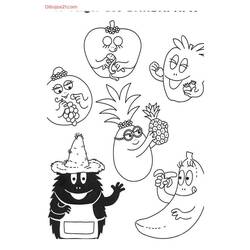 Dibujo para colorear: Barbapapa (Dibujos animados) #36599 - Dibujos para Colorear e Imprimir Gratis