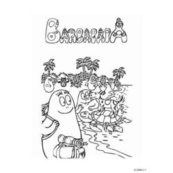 Dibujo para colorear: Barbapapa (Dibujos animados) #36606 - Dibujos para Colorear e Imprimir Gratis