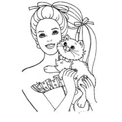 Dibujo para colorear: Barbie (Dibujos animados) #27475 - Dibujos para Colorear e Imprimir Gratis