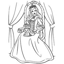 Dibujo para colorear: Barbie (Dibujos animados) #27484 - Dibujos para Colorear e Imprimir Gratis