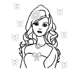 Dibujo para colorear: Barbie (Dibujos animados) #27494 - Dibujos para Colorear e Imprimir Gratis