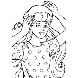 Dibujo para colorear: Barbie (Dibujos animados) #27495 - Dibujos para Colorear e Imprimir Gratis