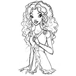 Dibujo para colorear: Barbie (Dibujos animados) #27531 - Dibujos para Colorear e Imprimir Gratis