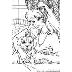 Dibujo para colorear: Barbie (Dibujos animados) #27558 - Dibujos para Colorear e Imprimir Gratis