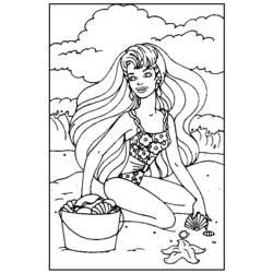 Dibujo para colorear: Barbie (Dibujos animados) #27590 - Dibujos para Colorear e Imprimir Gratis