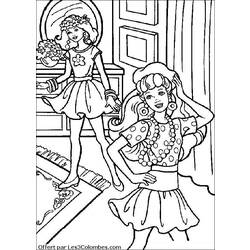 Dibujo para colorear: Barbie (Dibujos animados) #27605 - Dibujos para Colorear e Imprimir Gratis