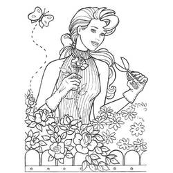 Dibujo para colorear: Barbie (Dibujos animados) #27658 - Dibujos para Colorear e Imprimir Gratis