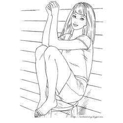 Dibujo para colorear: Barbie (Dibujos animados) #27665 - Dibujos para Colorear e Imprimir Gratis