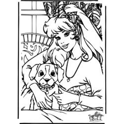 Dibujo para colorear: Barbie (Dibujos animados) #27713 - Dibujos para Colorear e Imprimir Gratis