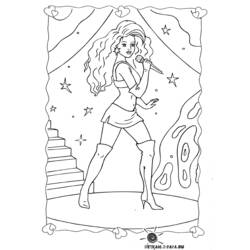 Dibujo para colorear: Barbie (Dibujos animados) #27726 - Dibujos para Colorear e Imprimir Gratis