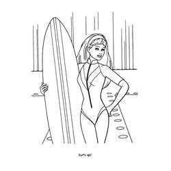 Dibujo para colorear: Barbie (Dibujos animados) #27751 - Dibujos para Colorear e Imprimir Gratis