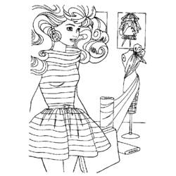 Dibujo para colorear: Barbie (Dibujos animados) #27774 - Dibujos para Colorear e Imprimir Gratis