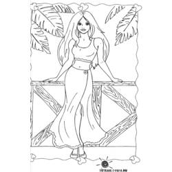 Dibujo para colorear: Barbie (Dibujos animados) #27794 - Dibujos para Colorear e Imprimir Gratis