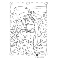 Dibujo para colorear: Barbie (Dibujos animados) #27817 - Dibujos para Colorear e Imprimir Gratis