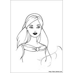 Dibujo para colorear: Barbie (Dibujos animados) #27845 - Dibujos para Colorear e Imprimir Gratis