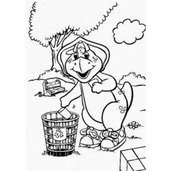 Dibujo para colorear: Barney and friends (Dibujos animados) #40916 - Dibujos para Colorear e Imprimir Gratis