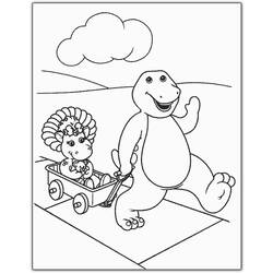 Dibujo para colorear: Barney and friends (Dibujos animados) #40962 - Dibujos para Colorear e Imprimir Gratis