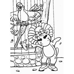 Dibujo para colorear: Barney and friends (Dibujos animados) #41013 - Dibujos para Colorear e Imprimir Gratis