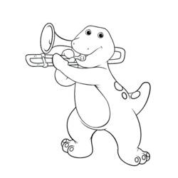 Dibujo para colorear: Barney and friends (Dibujos animados) #41016 - Dibujos para Colorear e Imprimir Gratis