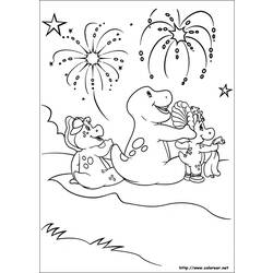 Dibujo para colorear: Barney and friends (Dibujos animados) #41078 - Dibujos para Colorear e Imprimir Gratis