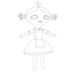Dibujo para colorear: Bebe Lilly (Dibujos animados) #41096 - Dibujos para Colorear e Imprimir Gratis