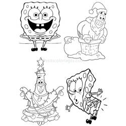 Dibujo para colorear: Bob Esponja (Dibujos animados) #33391 - Dibujos para Colorear e Imprimir Gratis