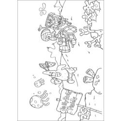 Dibujo para colorear: Bob Esponja (Dibujos animados) #33394 - Dibujos para Colorear e Imprimir Gratis