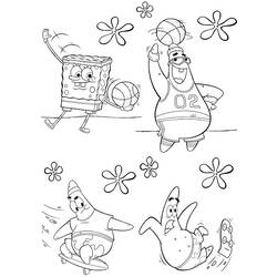 Dibujo para colorear: Bob Esponja (Dibujos animados) #33465 - Dibujos para Colorear e Imprimir Gratis