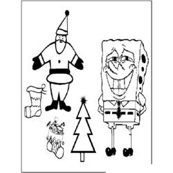 Dibujo para colorear: Bob Esponja (Dibujos animados) #33508 - Dibujos para Colorear e Imprimir Gratis