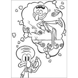 Dibujo para colorear: Bob Esponja (Dibujos animados) #33600 - Dibujos para Colorear e Imprimir Gratis