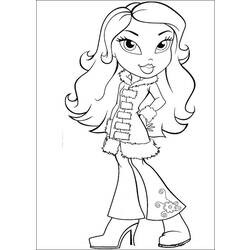 Dibujo para colorear: Bratz (Dibujos animados) #32371 - Dibujos para Colorear e Imprimir Gratis