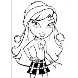 Dibujo para colorear: Bratz (Dibujos animados) #32384 - Dibujos para Colorear e Imprimir Gratis