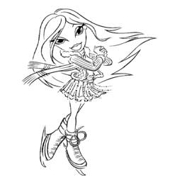 Dibujo para colorear: Bratz (Dibujos animados) #32407 - Dibujos para Colorear e Imprimir Gratis