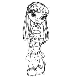 Dibujo para colorear: Bratz (Dibujos animados) #32426 - Dibujos para Colorear e Imprimir Gratis