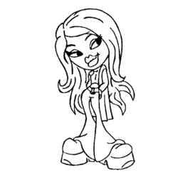 Dibujo para colorear: Bratz (Dibujos animados) #32438 - Dibujos para Colorear e Imprimir Gratis