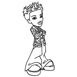 Dibujo para colorear: Bratz (Dibujos animados) #32469 - Dibujos para Colorear e Imprimir Gratis