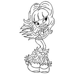 Dibujo para colorear: Bratz (Dibujos animados) #32471 - Dibujos para Colorear e Imprimir Gratis