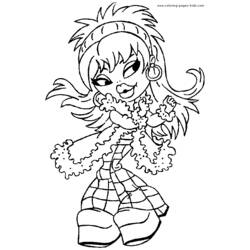 Dibujo para colorear: Bratz (Dibujos animados) #32476 - Dibujos para Colorear e Imprimir Gratis