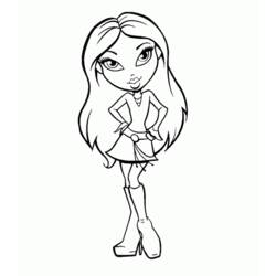 Dibujo para colorear: Bratz (Dibujos animados) #32477 - Dibujos para Colorear e Imprimir Gratis