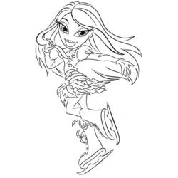 Dibujo para colorear: Bratz (Dibujos animados) #32482 - Dibujos para Colorear e Imprimir Gratis