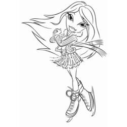 Dibujo para colorear: Bratz (Dibujos animados) #32496 - Dibujos para Colorear e Imprimir Gratis